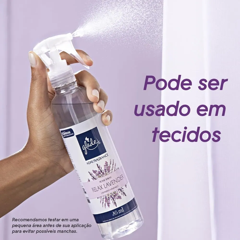 Glade Home Spray Relax Lavender e Sândalo 265ml