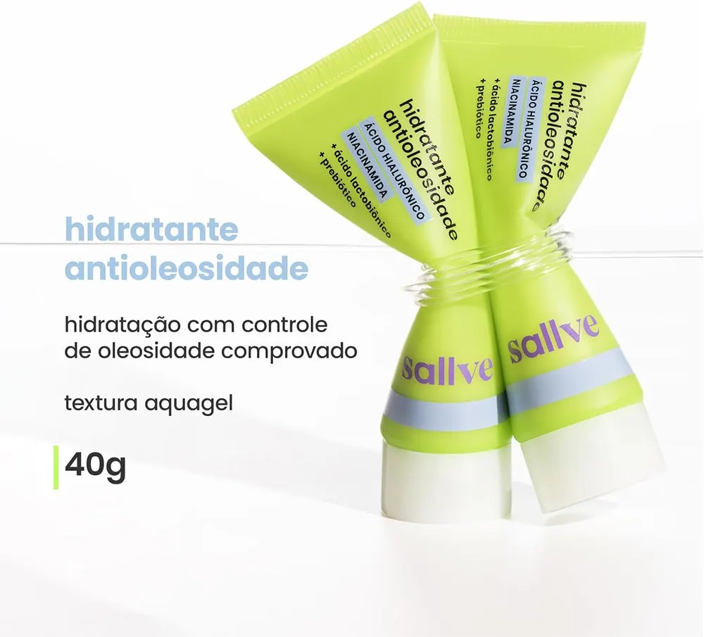 Sallve Hidratante Facial Antioleosidade 40g
