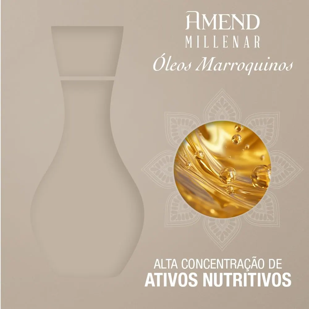 Amend Millenar Óleos Marroquinos Máscara Hair Butter 300g