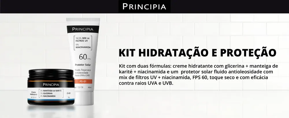 Principia Kit Hidratação e Proteção CH-01 + PS-01 FPS 60 - imagem 1