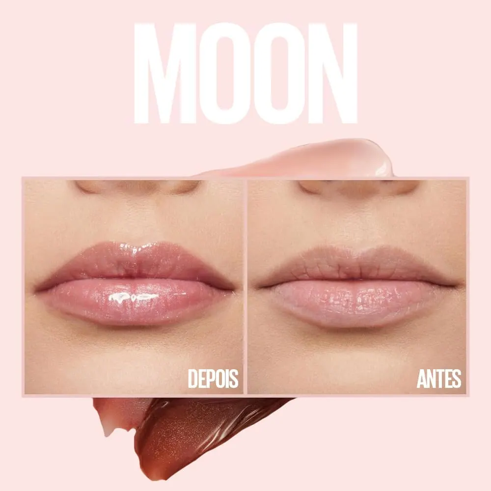Maybelline NY Lifter Gloss Brilho Labial com Ácido Hialurônico Cor Moon 5,4ml