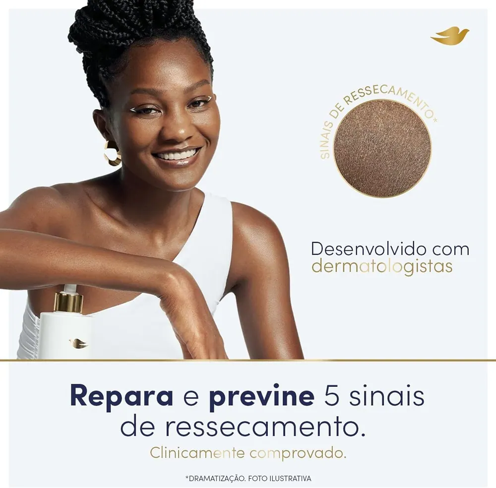 Dove Sérum Hidratante Corporal Dermo Renovador Hialurônico 380ml