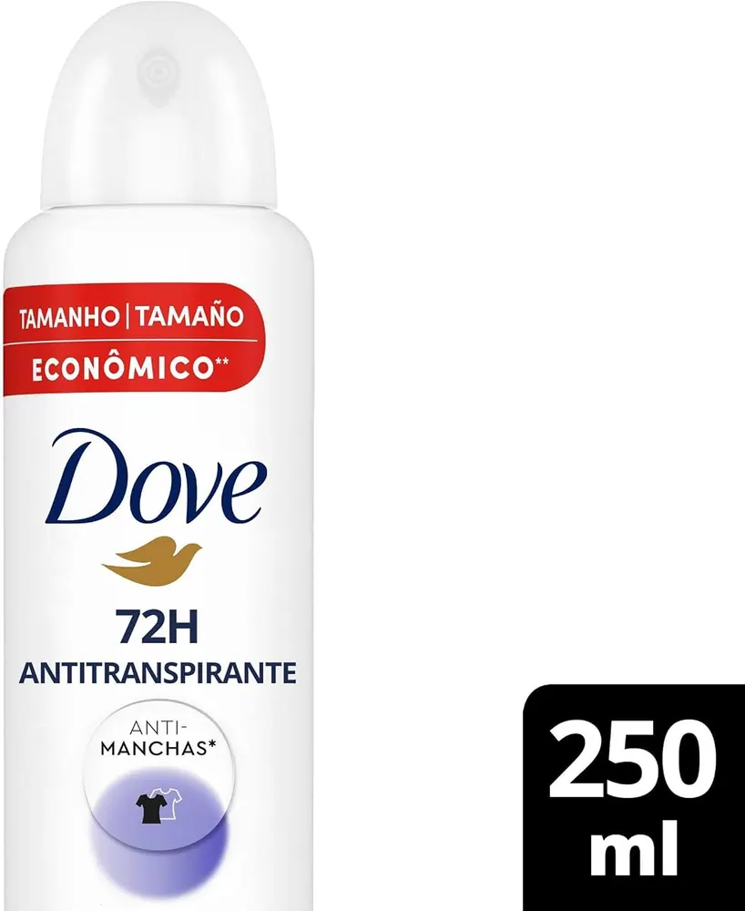 Dove Desodorante Antitranspirante Aerosol Invisible Care 250ml
