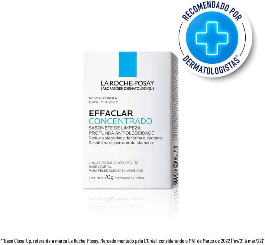 La Roche-Posay Effaclar Concentrado Sabonete Facial em Barra 70g