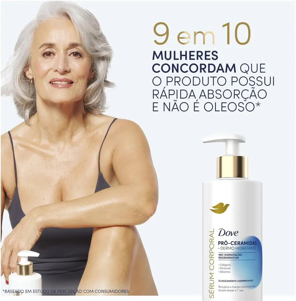 Dove Sérum Hidratante Corporal Pró-Ceramidas com Colágeno Vegano 380ml