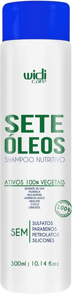 Widi Care Shampoo Nutritivo Sete Óleos 300ml