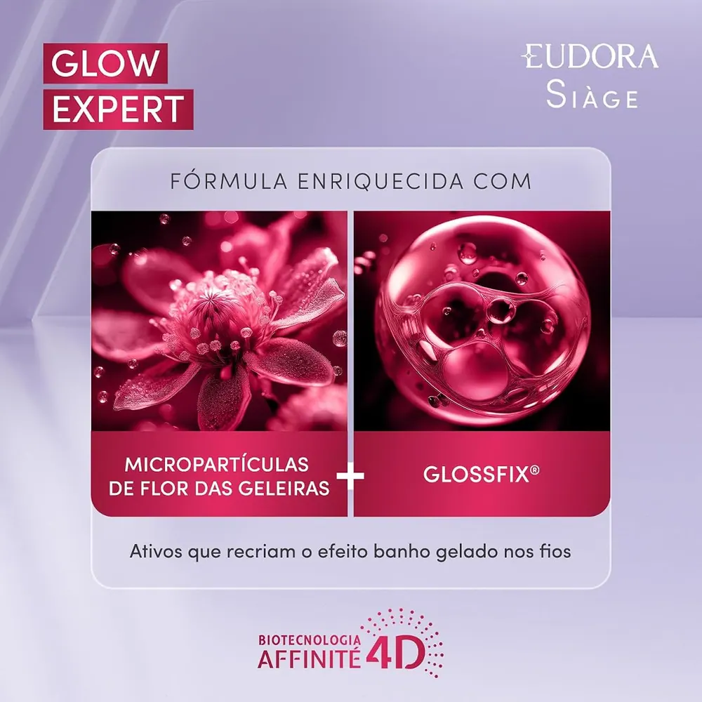 Eudora Siàge Glow Expert Kit Shampoo 250ml + Condicionador 125ml