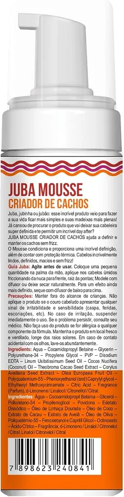Widi Care Mousse Finalizador Juba Criador de Cachos 200ml