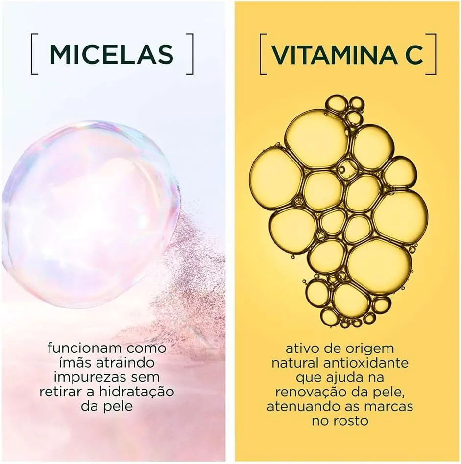 Garnier Água Micelar Antioleosidade Vitamina C 400ml