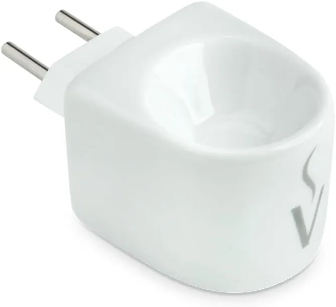 Aromatizador Elétrico de Cerâmica Bivolt 5W Via Aroma Difusor de Ambiente Branco