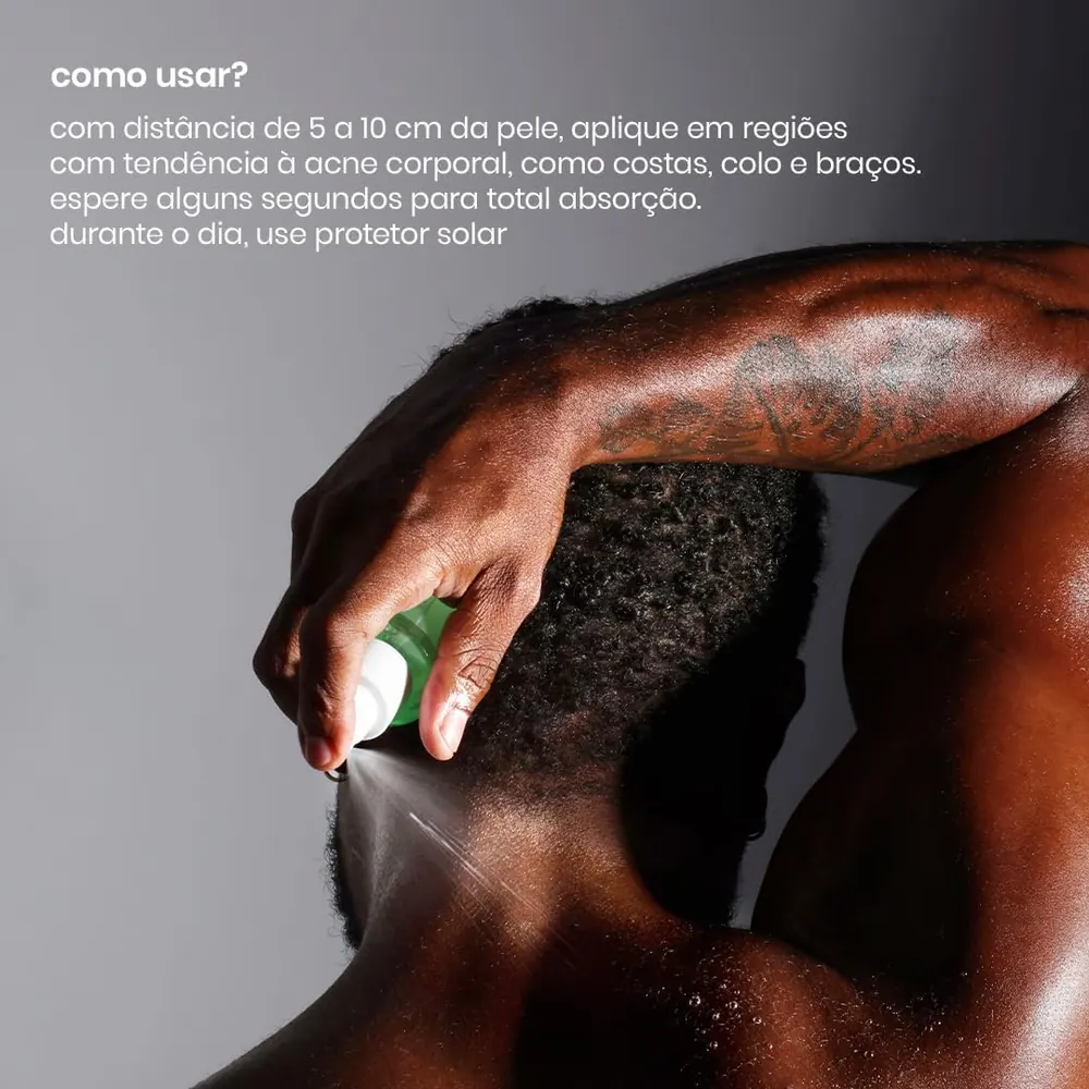 Sallve Spray Corporal com Ácido Salicílico, Mandélico e Niacinamida 120ml