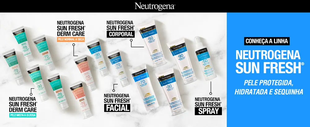 Neutrogena Sun Fresh Derm Care Protetor Solar Facial Sem Cor FPS 70 - 40g - detalhe 2
