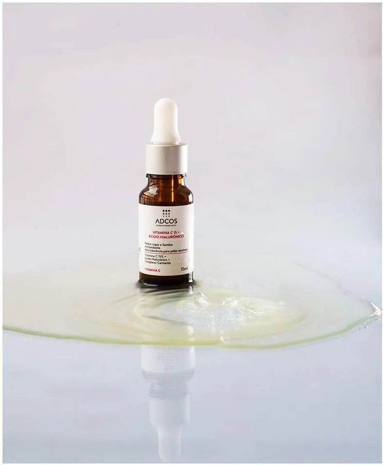 Adcos Sérum Vitamina C 15 + Ácido Hialurônico 15ml