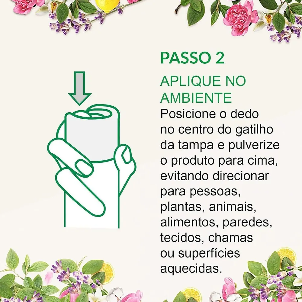 Bom Ar Aromatizador de Ambientes Aerossol Campos de Lavanda 360ml