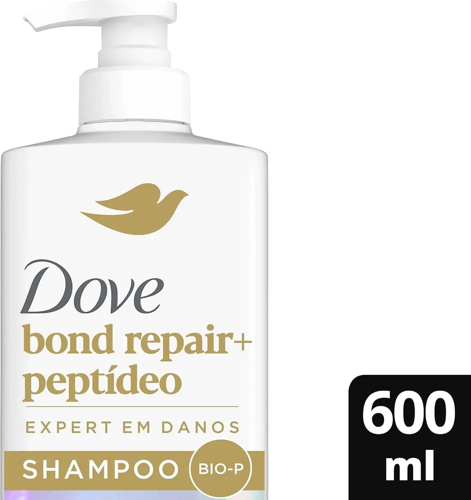 Dove Shampoo Bond Intense Repair + Peptídeo 600ml Pump