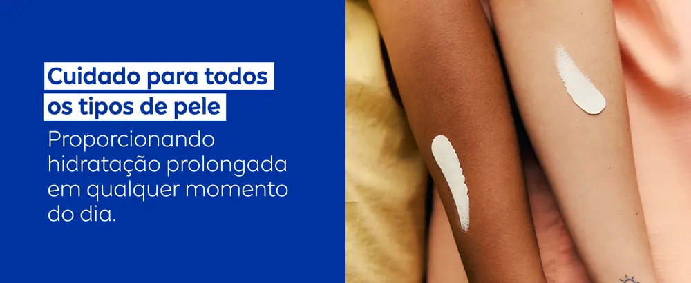 Cuidado intensivo para todos os tipos de pele