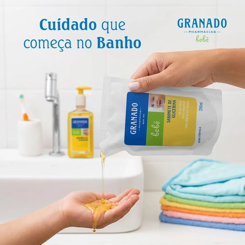 Granado Bebê Sabonete Líquido Glicerinado Tradicional - Refil 250ml