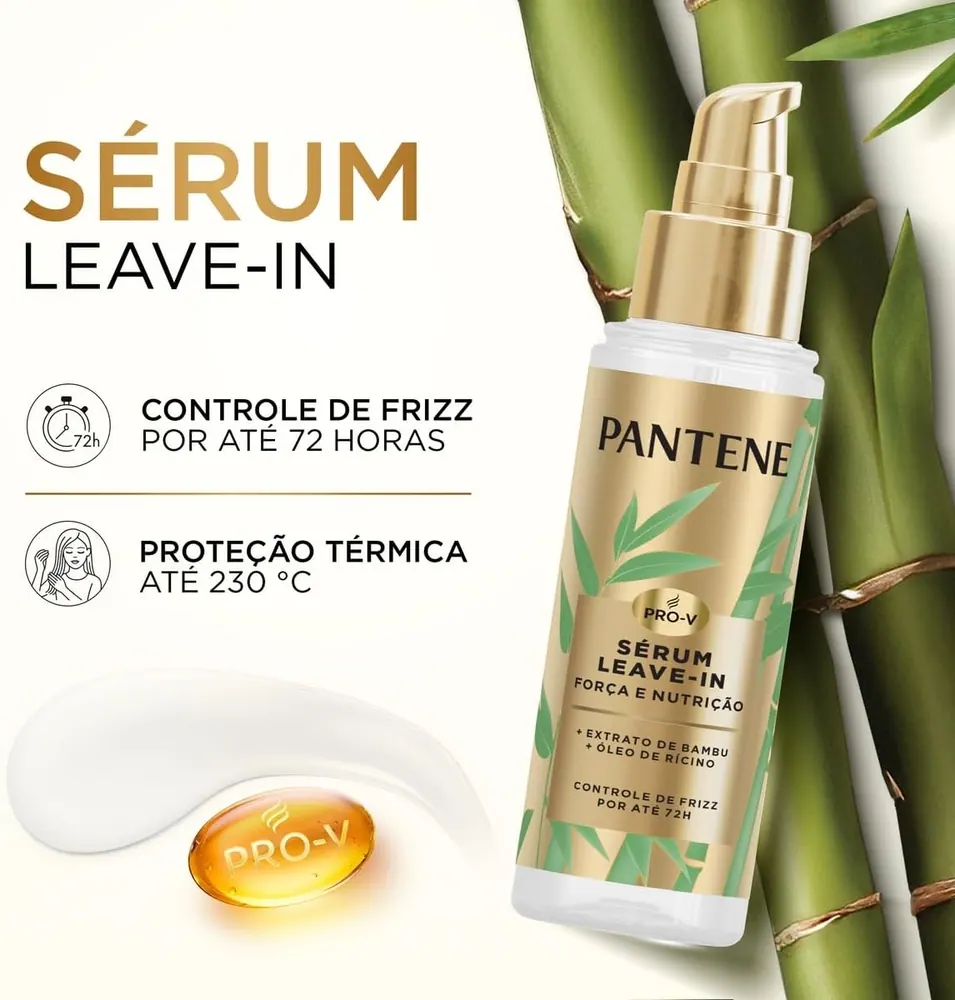 Pantene Bambu Sérum Leave-in Força e Nutrição 95ml