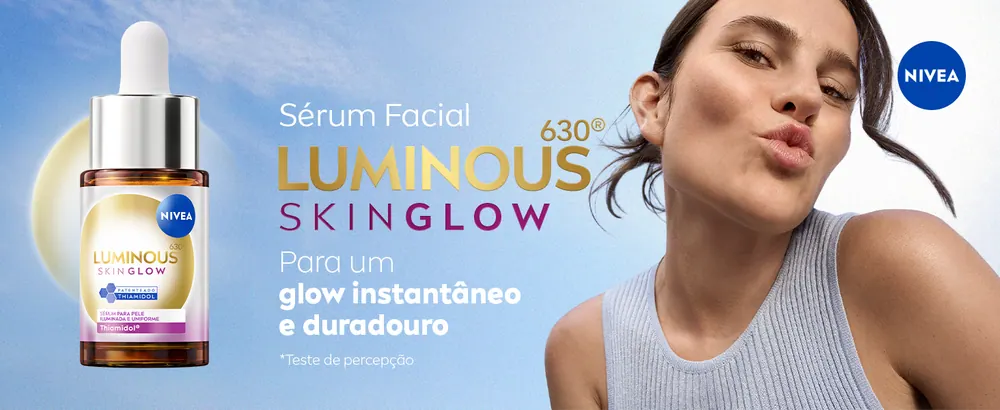 NIVEA LUMINOUS630 Skin Glow Sérum: uniformiza visivelmente a pele