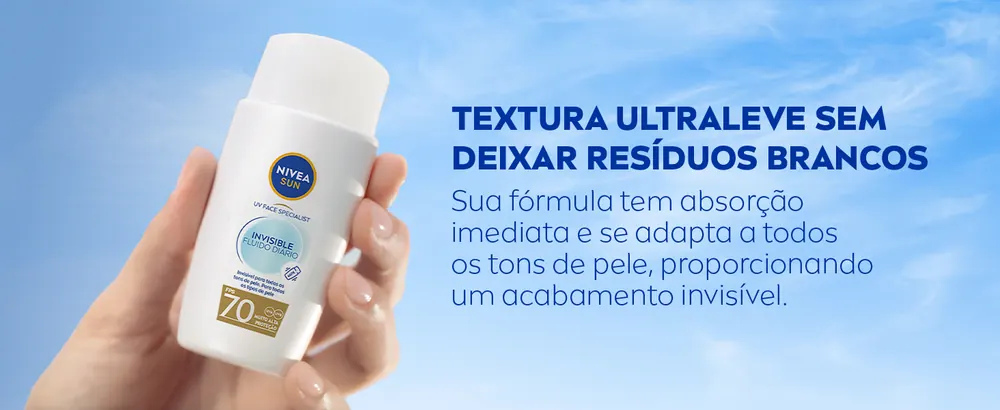 Textura ultraleve de absorção imediata