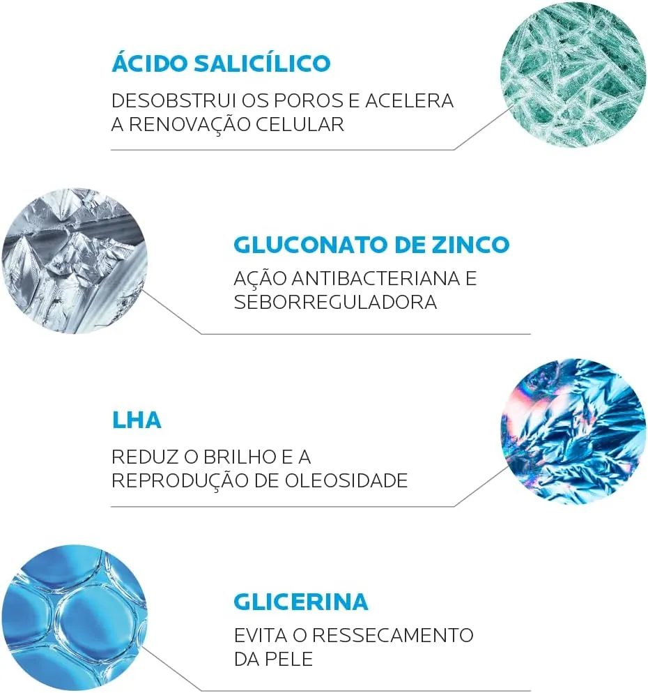La Roche-Posay Effaclar Gel Concentrado Gel de Limpeza Facial - Refil 240g