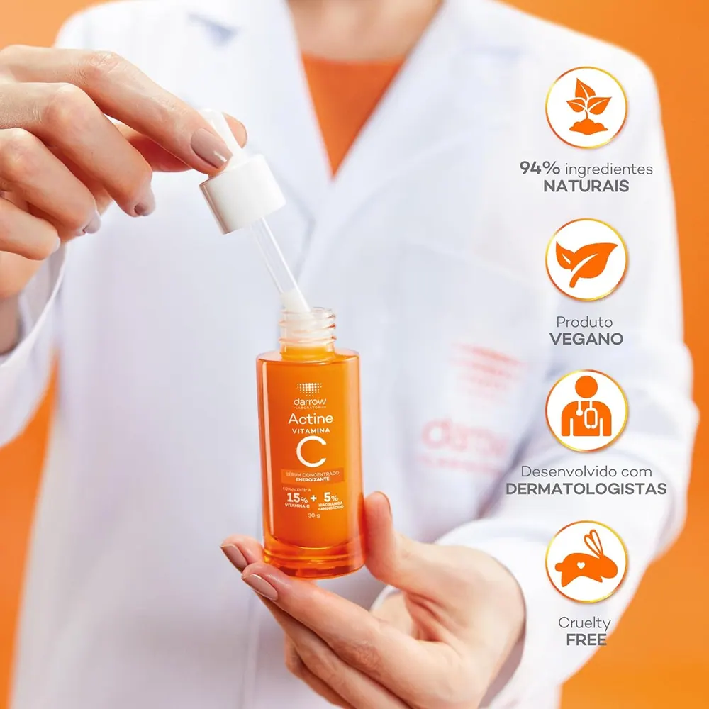 Darrow Actine Sérum Vitamina C 15% com Niacinamida 30ml