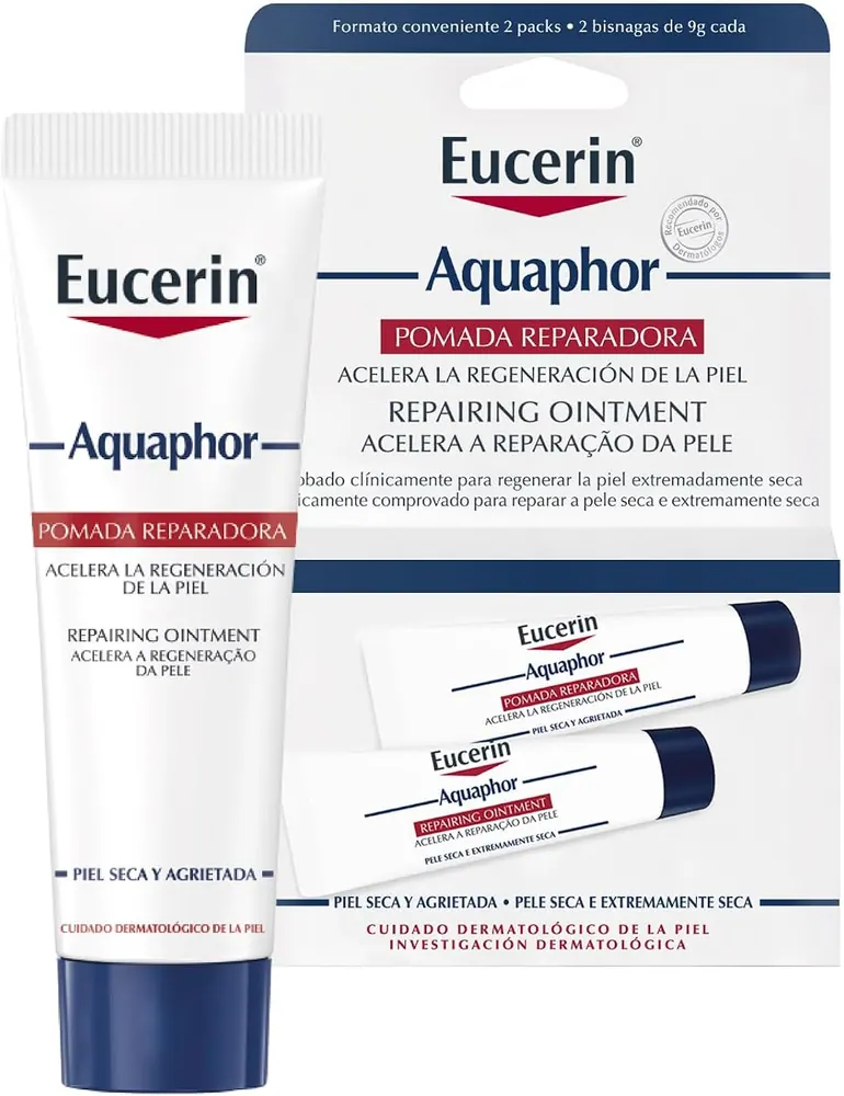 Eucerin Aquaphor Pomada Reparadora Duopack - Kit 2 x 9g