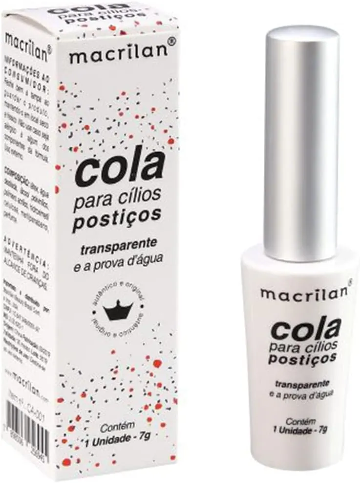 Macrilan Cola para Cílios Postiços Transparente CA-001 7g