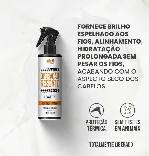 Widi Care Operação Resgate Leave-in Protetor Térmico 200ml