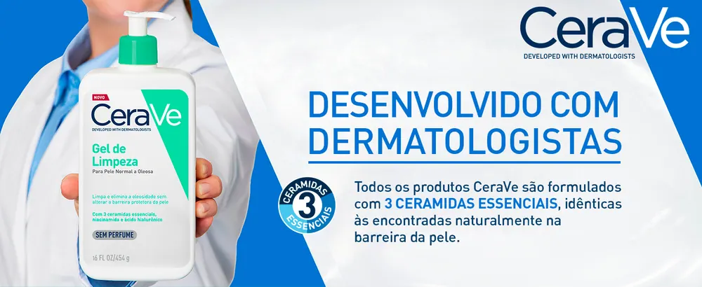 CeraVe Gel de Limpeza Facial para Pele Oleosa com Ácido Hialurônico e Niacinamida - detalhe 1