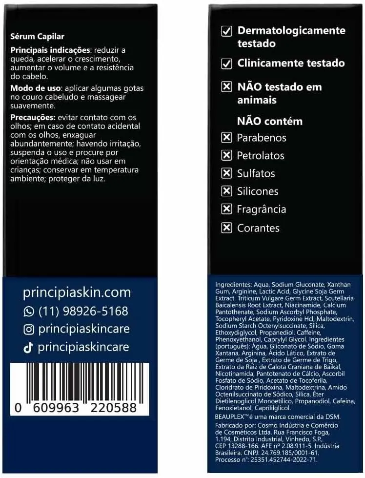 Principia Kit Shampoo Anticaspa AC-01 + Sérum Capilar SC-01