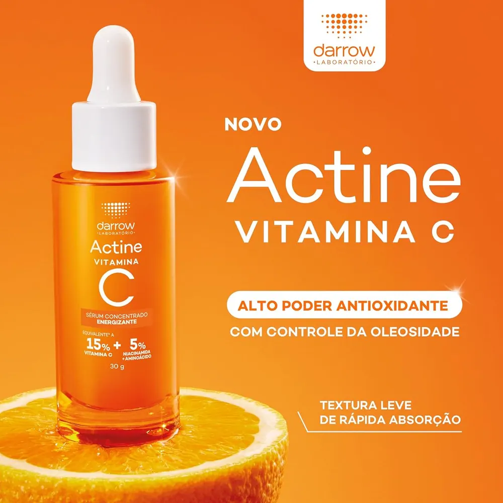 Darrow Actine Sérum Vitamina C 15% com Niacinamida 30ml