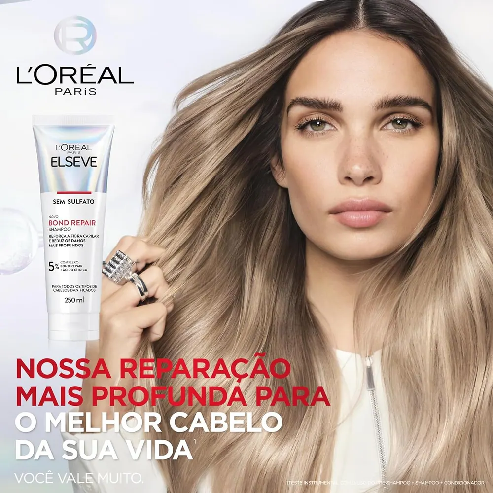 L'Oréal Paris Elseve Bond Repair Shampoo Reparação Molecular 250ml