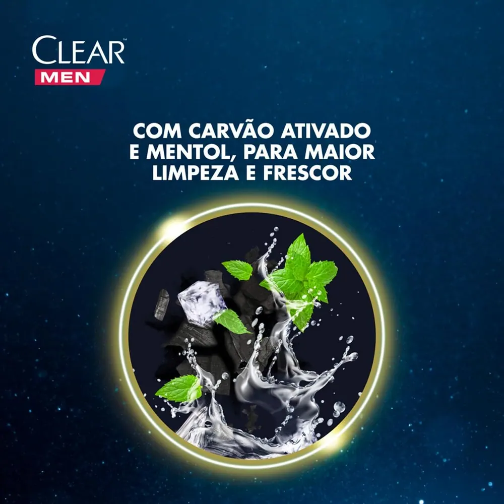 Clear Men Sports Shampoo Anticaspa Limpeza Profunda 400ml