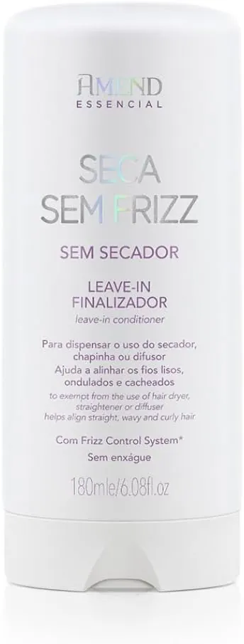 Amend Essencial Seca Sem Frizz Leave-In Finalizador 180ml