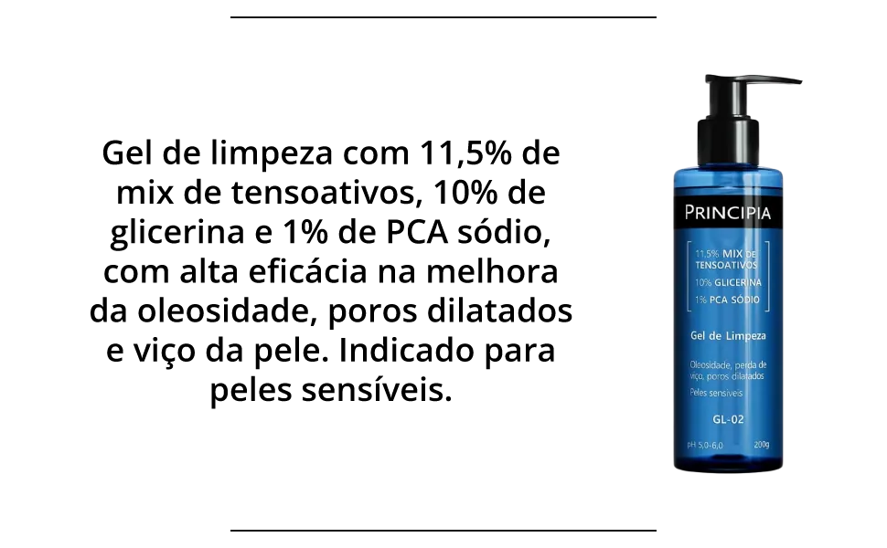 Principia Gel de Limpeza Facial GL-02 200g - imagem 3