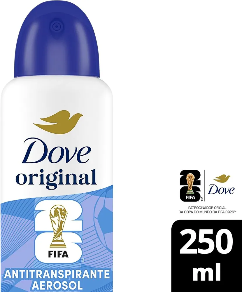 Dove Desodorante Antitranspirante Aerossol Original 250ml