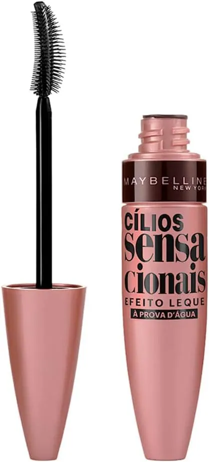 Maybelline Cílios Sensacionais Máscara de Cílios À Prova d'Água Preto Intenso 9,5ml