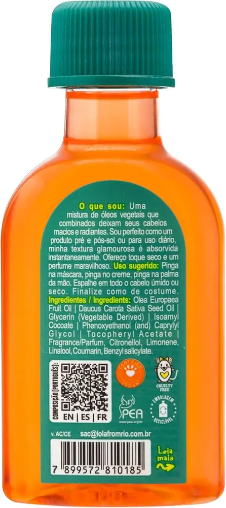 Lola Cosmetics Pinga Óleo Finalizador Cenoura e Oliva 50ml