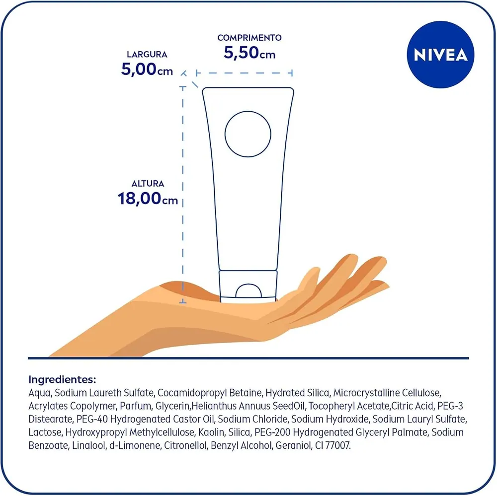 NIVEA Esfoliante Corporal para Banho 200ml