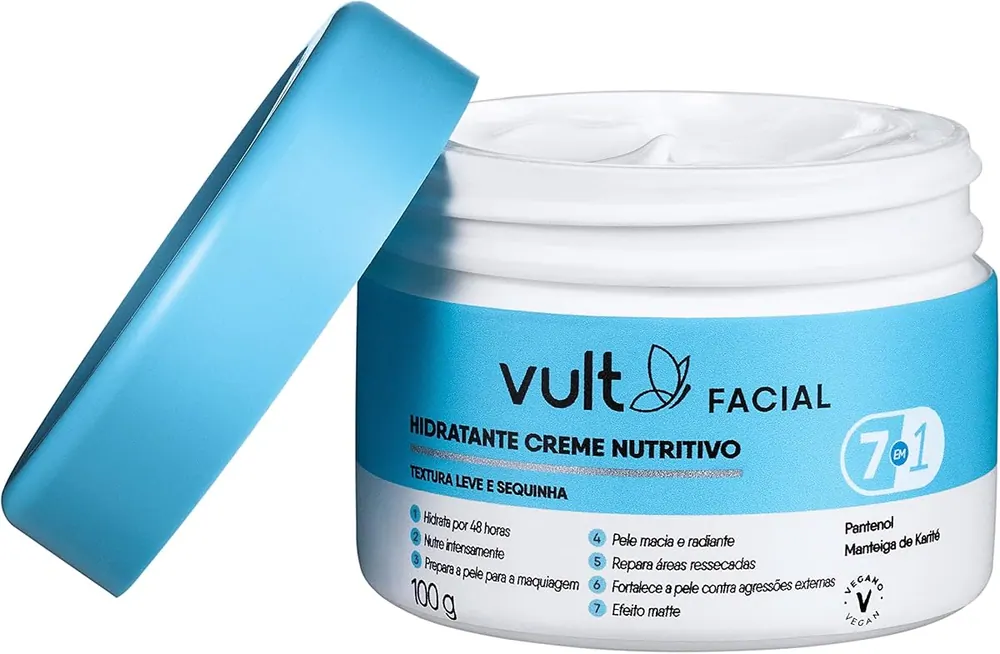 Vult Facial Hidratante Creme Nutritivo 7 em 1 100g