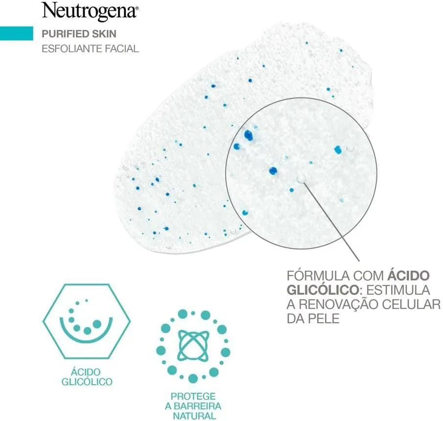Neutrogena Purified Skin Gel Esfoliante Facial 100g
