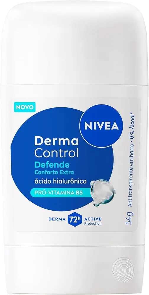 NIVEA Desodorante Antitranspirante Stick Derma Control Defende 54g