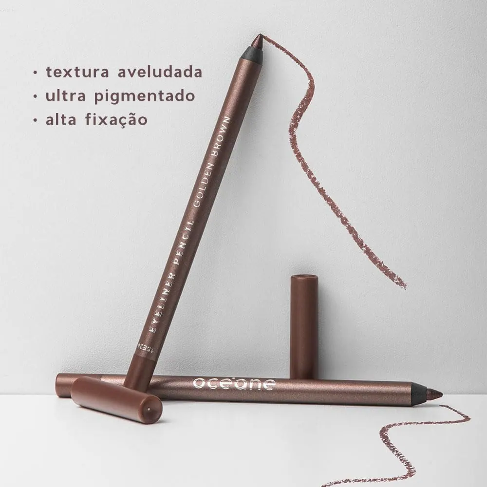 Océane Lápis para Olhos Golden Brown 1,2g