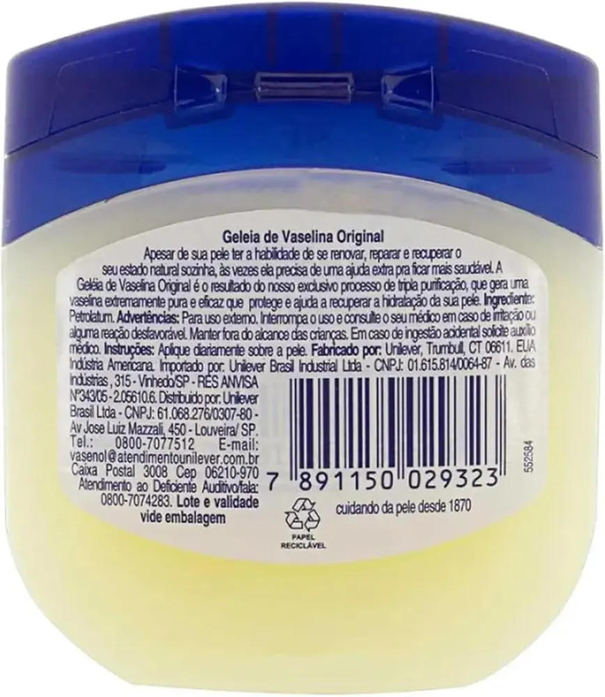 Vasenol Geleia de Vaselina Original 100g