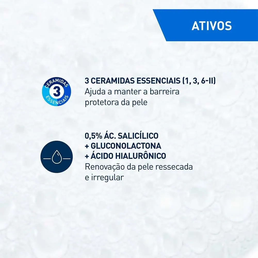 CeraVe SA Gel de Limpeza Renovador com Ácido Salicílico 150g