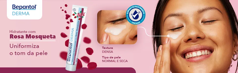 Bepantol Derma Rosa Mosqueta Hidratante Multirrestaurador 20g - detalhe 1