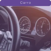 Sachê perfumando o carro