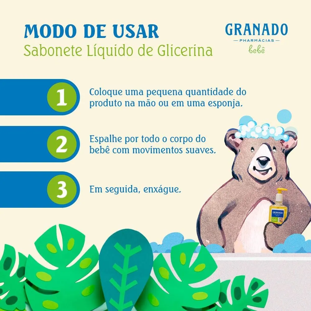 Granado Bebê Sabonete Líquido Tradicional 500ml