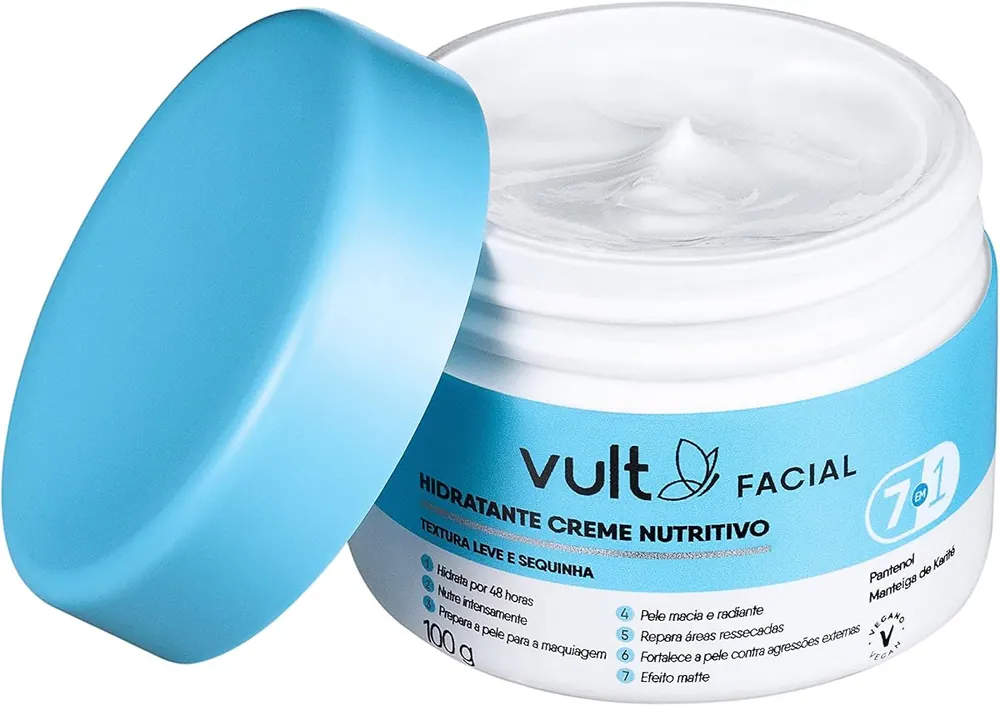 Vult Facial Hidratante Creme Nutritivo 7 em 1 100g